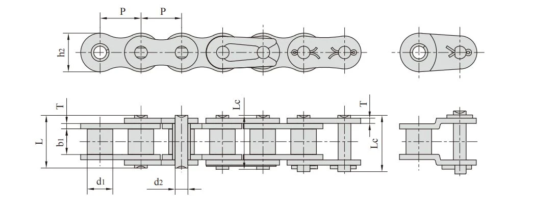 Stainless steel short pitch roller chains1